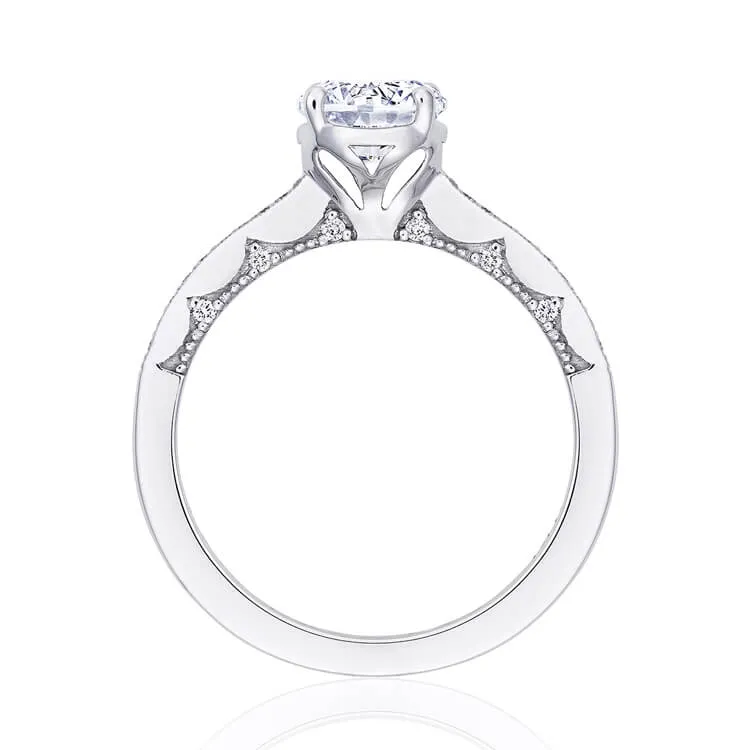 Tacori Coastal Crescent Round Center Engagement Ring P102RD65FW