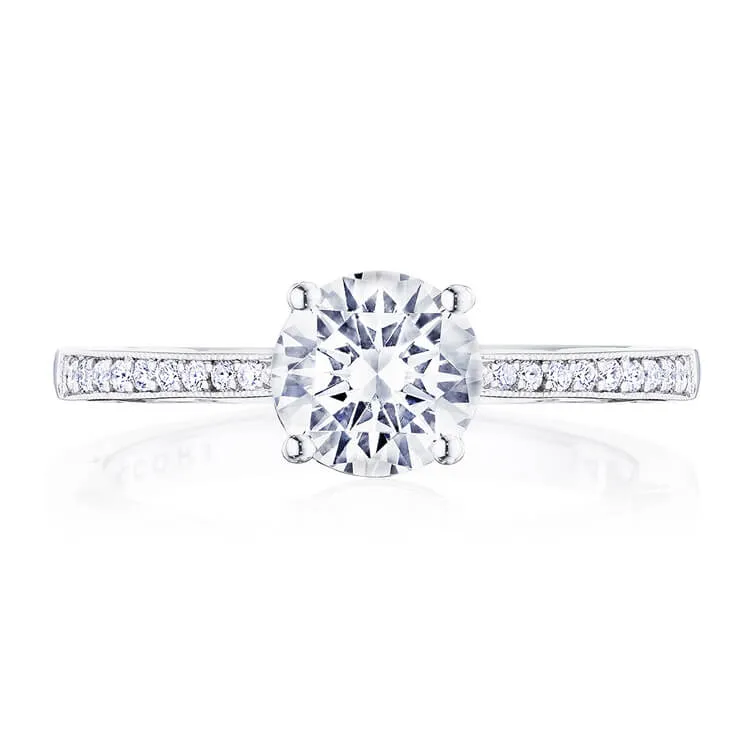 Tacori Coastal Crescent Round Center Engagement Ring P102RD65FW