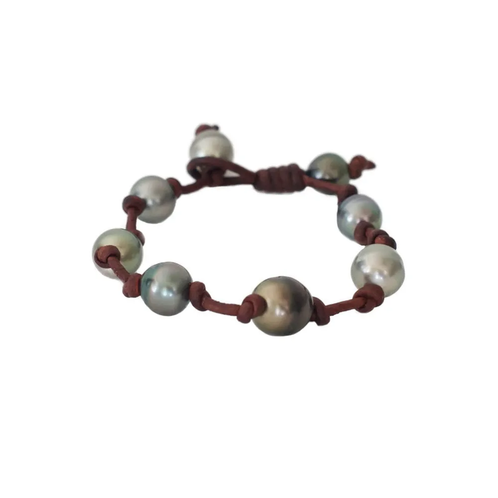 Tahitian Pearl Station Bracelet