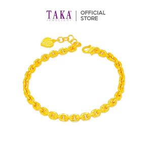 TAKA Jewellery 916 Gold Bracelet Link