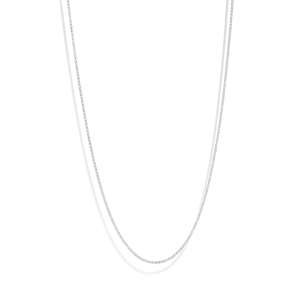 THE RILEY ROLO NECKLACE L - sterling silver