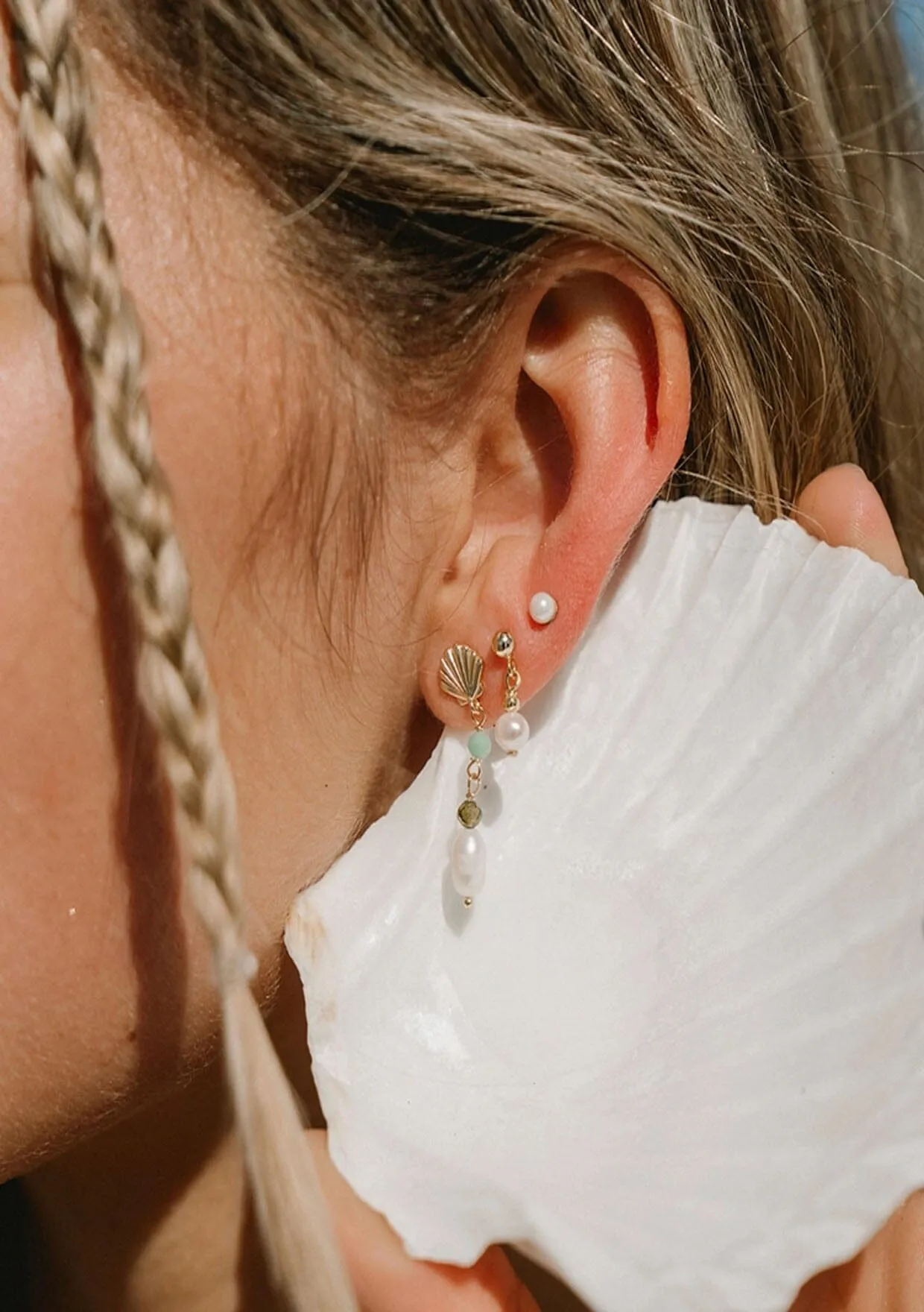 The Salty Gem Swamis Stud Earrings