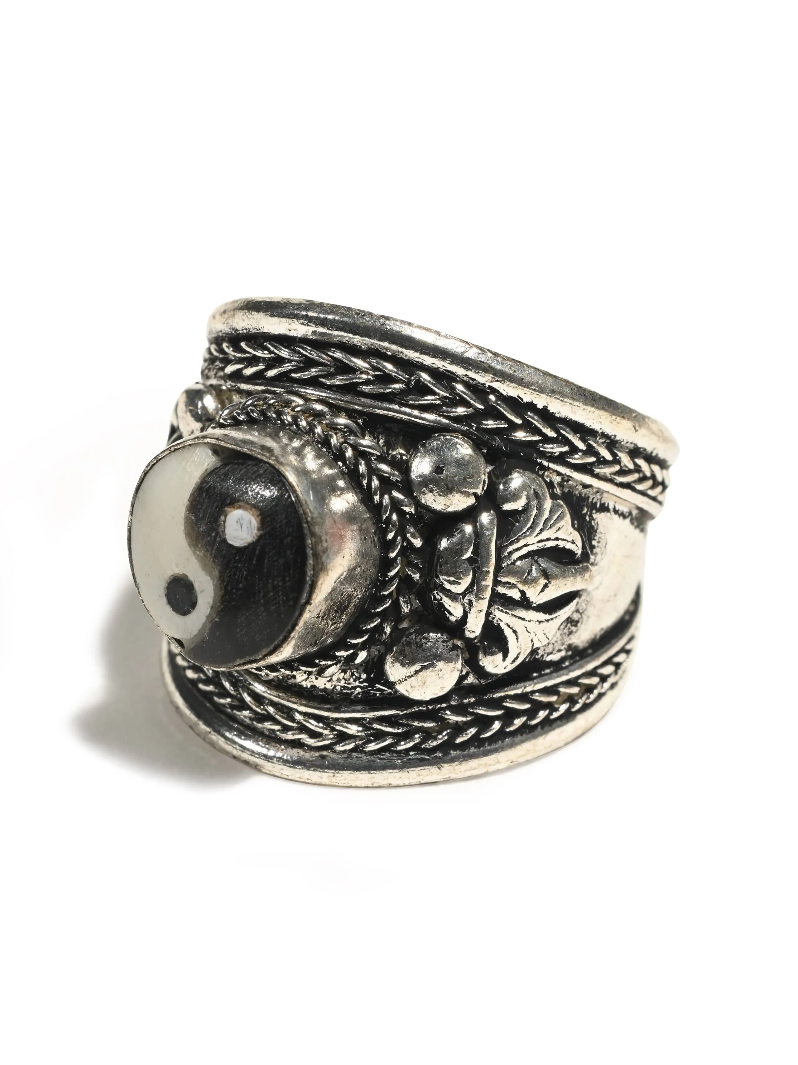 Tibetan Dorje Yin Yang Finger Ring