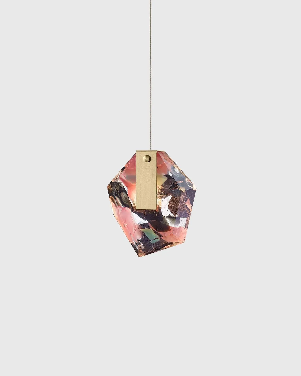 Up-Cycled Glass Shard Singular Pendant | Fragments