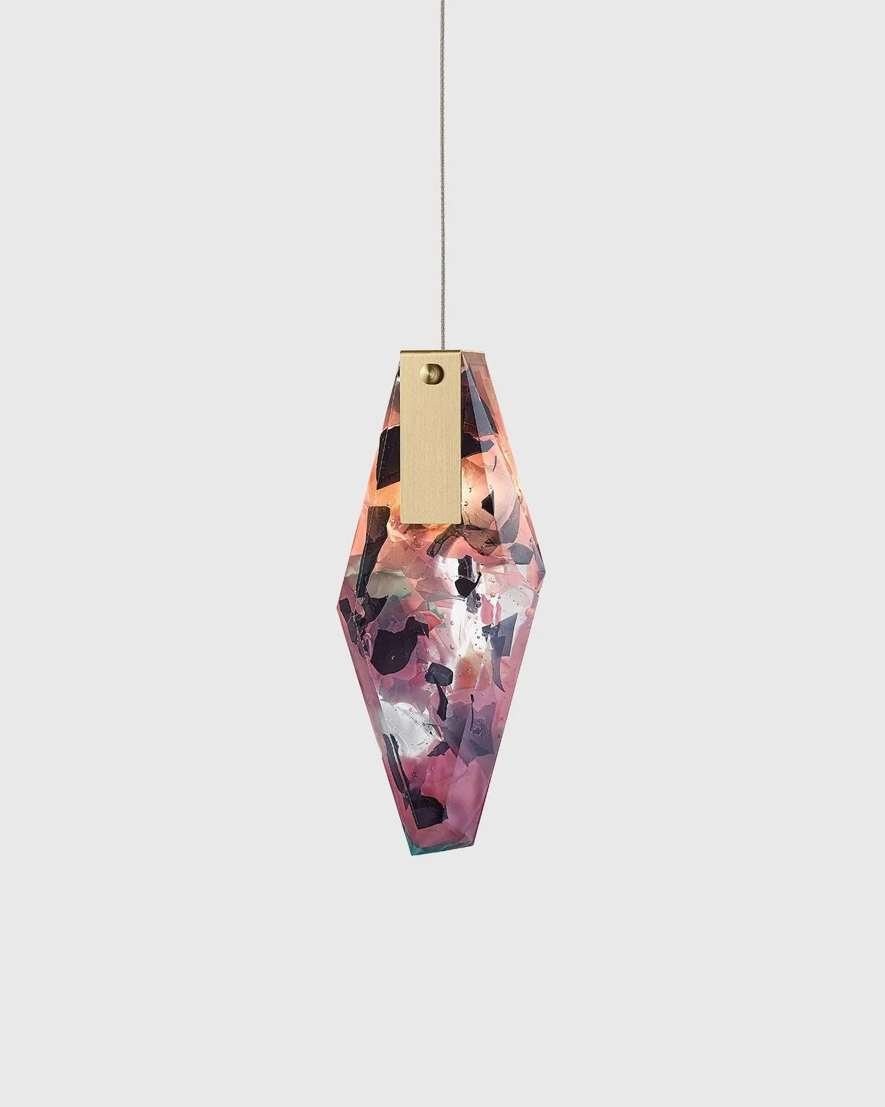 Up-Cycled Glass Shard Singular Pendant | Fragments