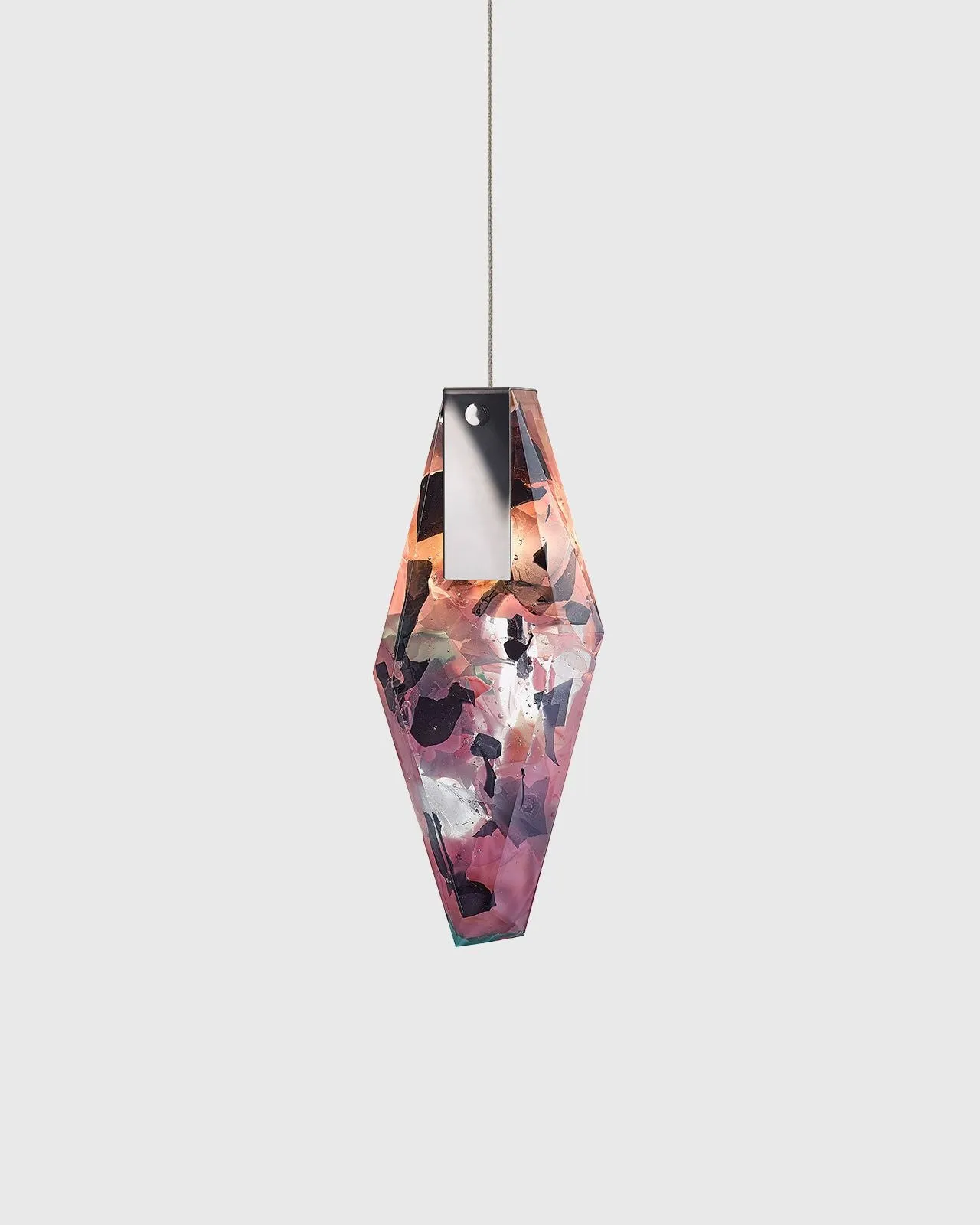 Up-Cycled Glass Shard Singular Pendant | Fragments