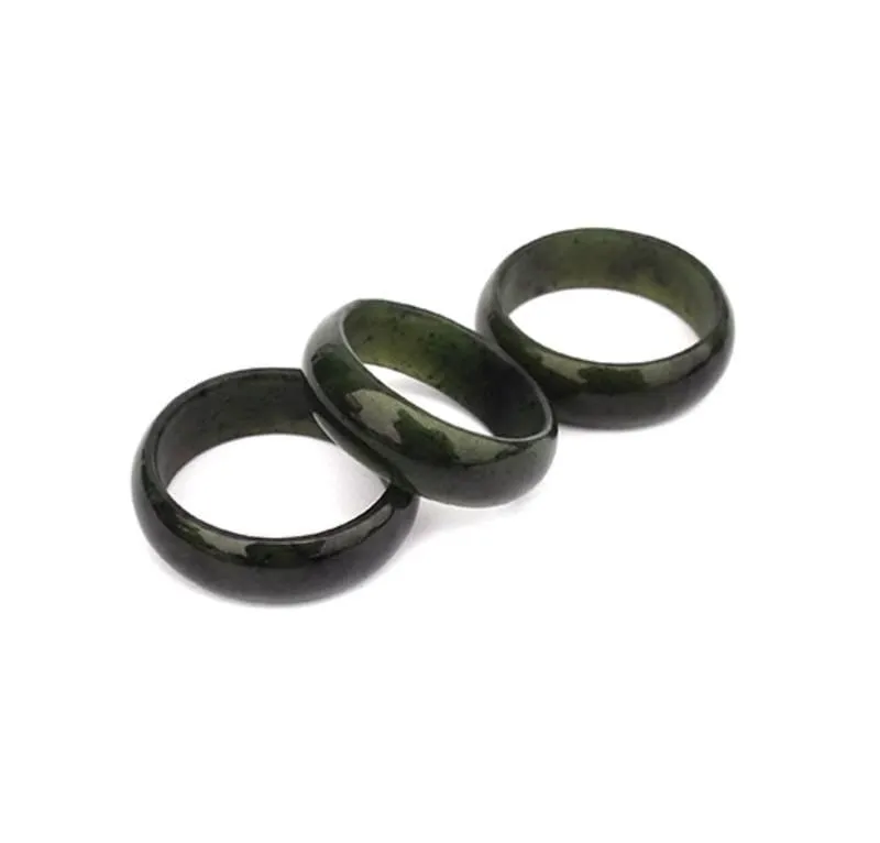 Wide Greenstone Ring