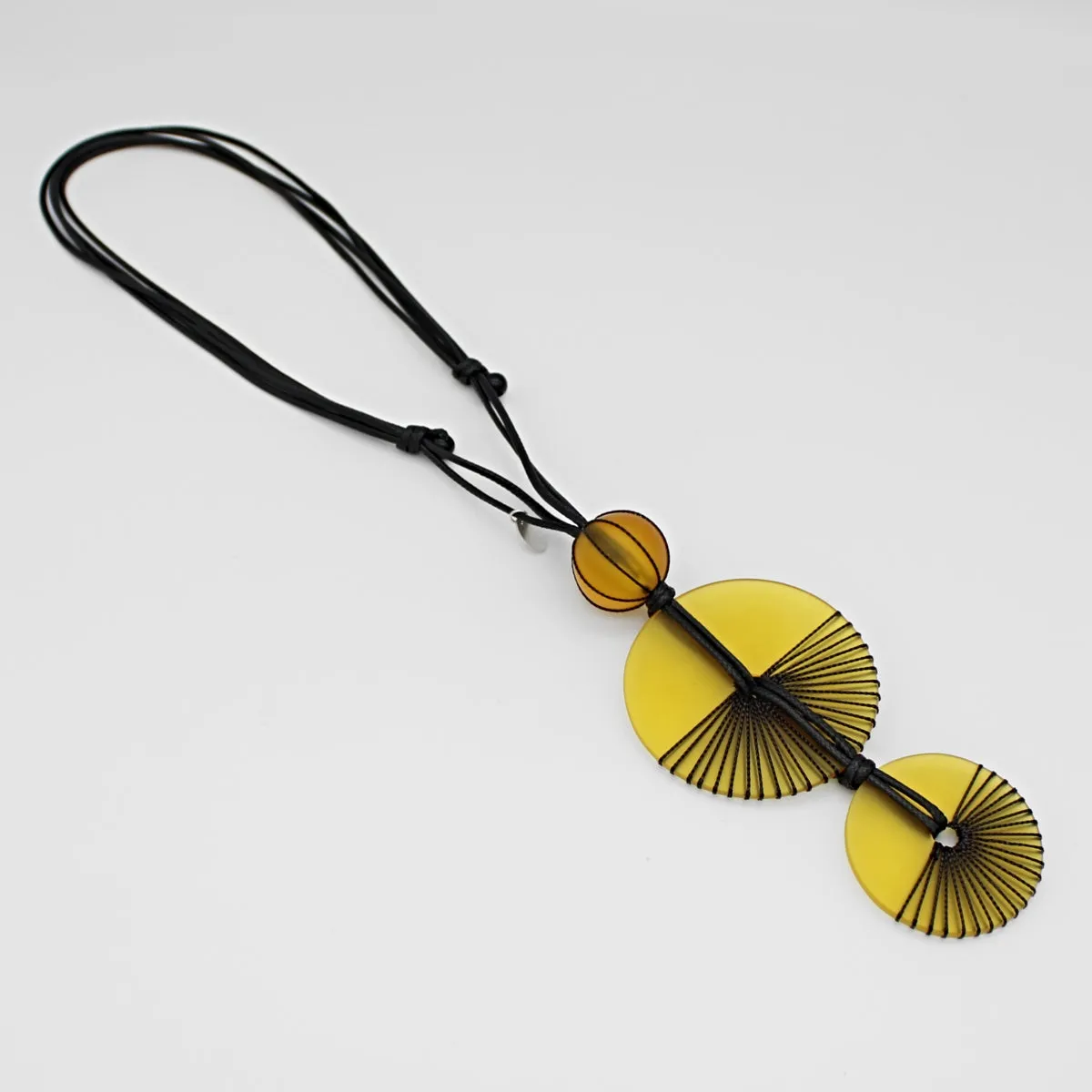 Yellow Frosted Yanna Necklace