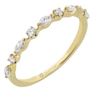 ZR2235-Y Right Hand Ring in 14k Gold with Diamonds